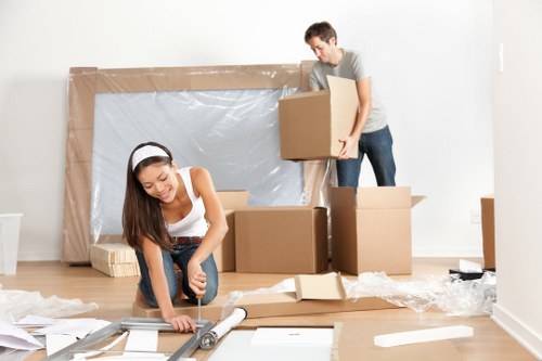 Professional removals service in Shepherdsbush planning a local home move