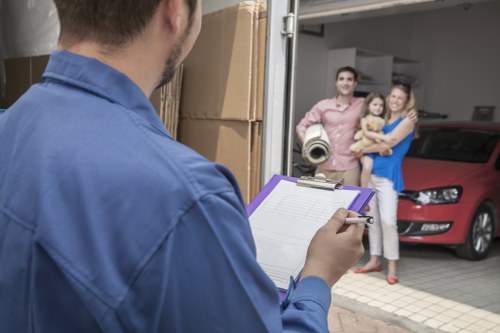 Moving van prepared for urgent Shepherds Bush relocation