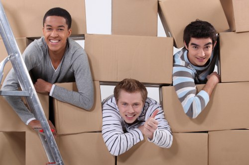 Office and business removals preparation in West London