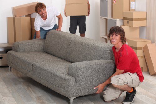 Loading household items into a removal van in Shepherds Bush