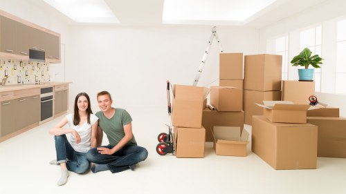 Preparing belongings for a removal van move in Shepherds Bush