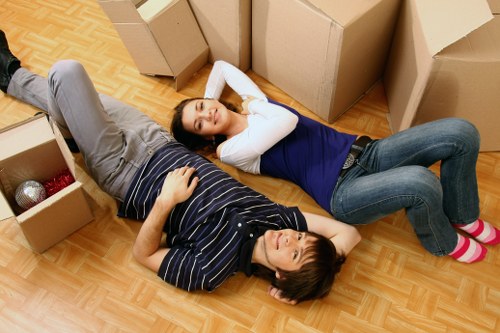 Professional packing materials used by removal companies in Shepherdsbush
